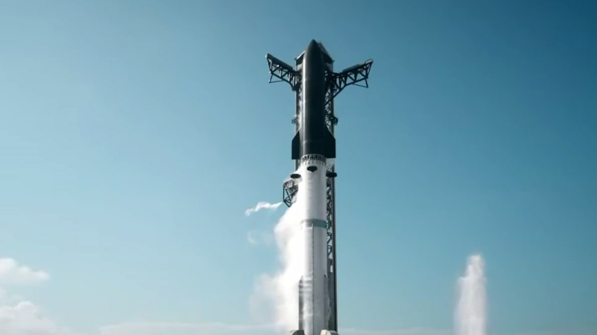 SpaceX испытала гигантскую ракету для будущих полетов на Марс